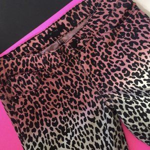 FOREVER 21 LEOPARD JEANS